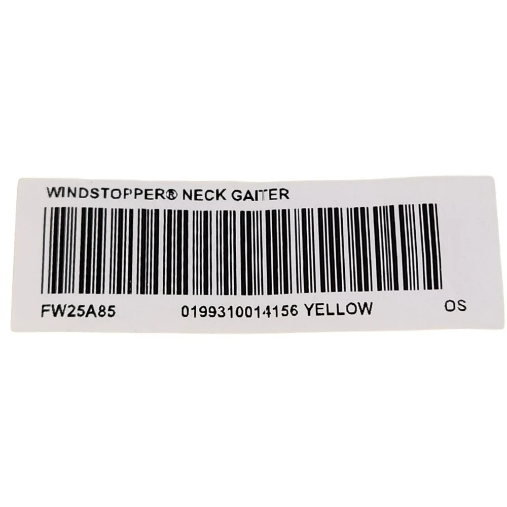 Supreme FW25 WINDSTOPPER Neck Gaiter Yellow One Size New Sealed FW25A85 Gore Tex